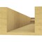 Ekena Millwork 6in. W x 4in. H x 36in. L Crestline Woodgrain TimberThane Rafter Tail, Primed Tan RFTUR06X04X36CRERCPR - alternate 6